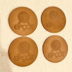 4 Epcot, Disney cork coasters